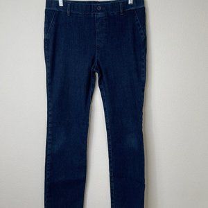 Betabrand Yoga Denim Pull On Jeans Pants Comfort